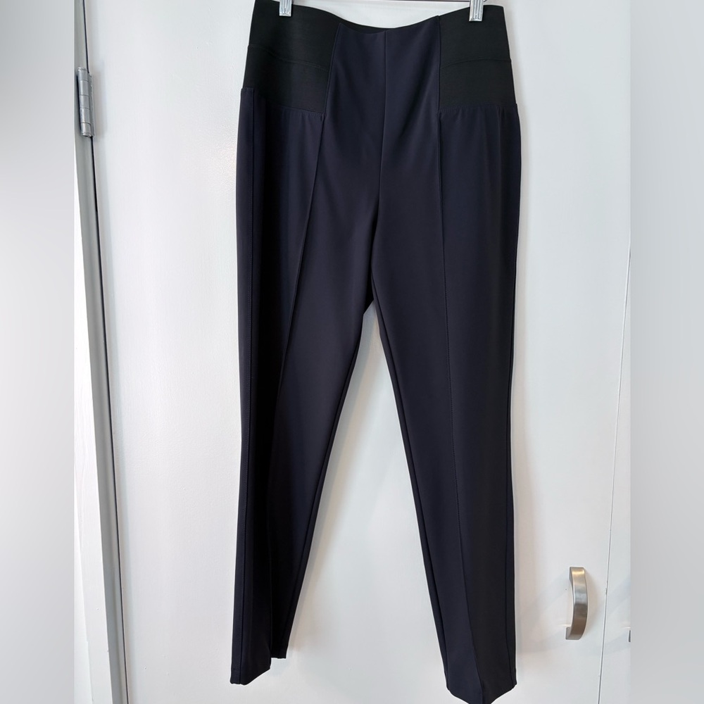 Lafayette 148 New York Women's Dark Navy Skinny Pants Size Lg.